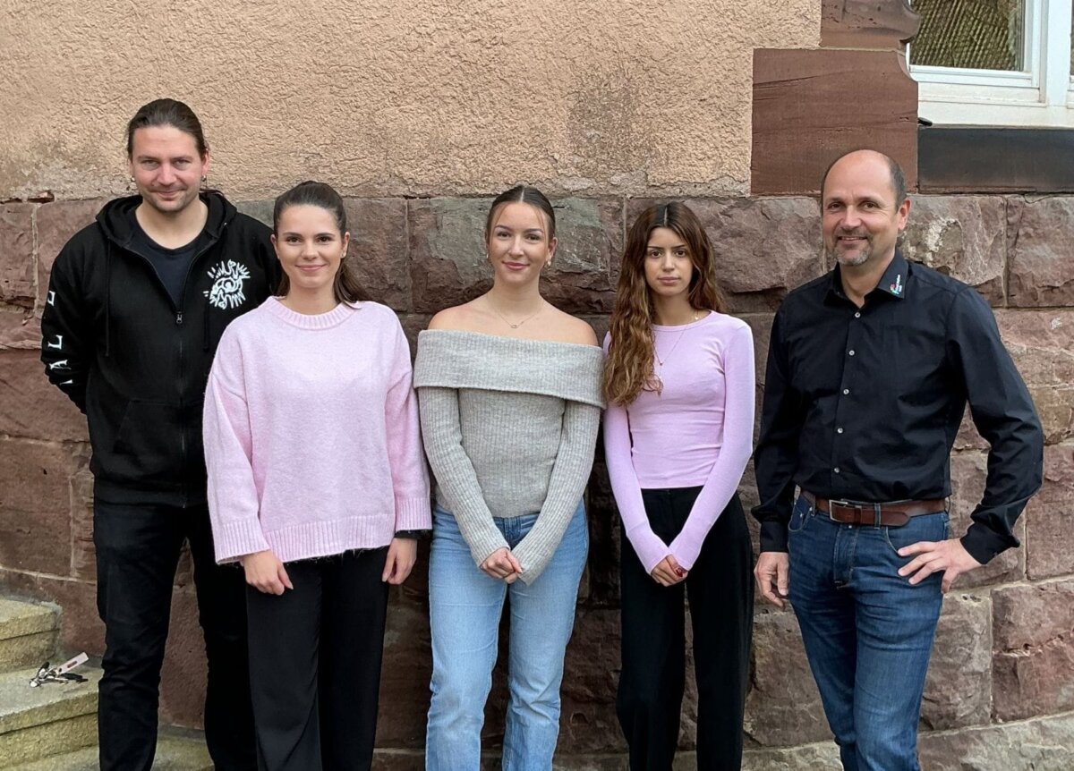 Mathias Jehle, Ivana Jakin, Lea Parlov, Sara Tunc und Jörg Hezel (von links). Foto: pm