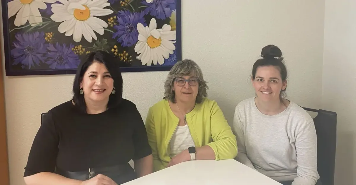 Das Team von Donum vitae, Von links:Irina Diener-Kischenko, Heike Wöhr und Ulrike Konrad. Foto: pm