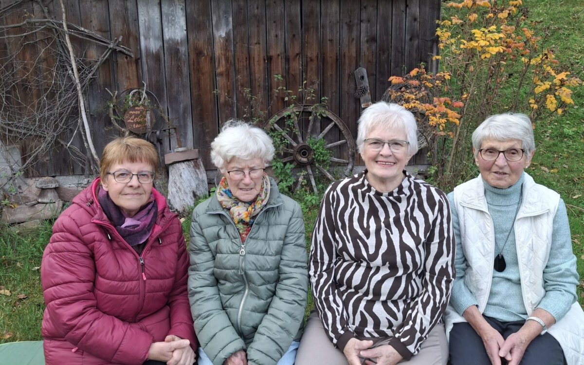 Die Gründerfrauen Monika Wälde, Else Aberle, Rosmarie Friedrich und Elfriede Storz.  Gerda Allgeier ist bereits verstorben. Foto: pm