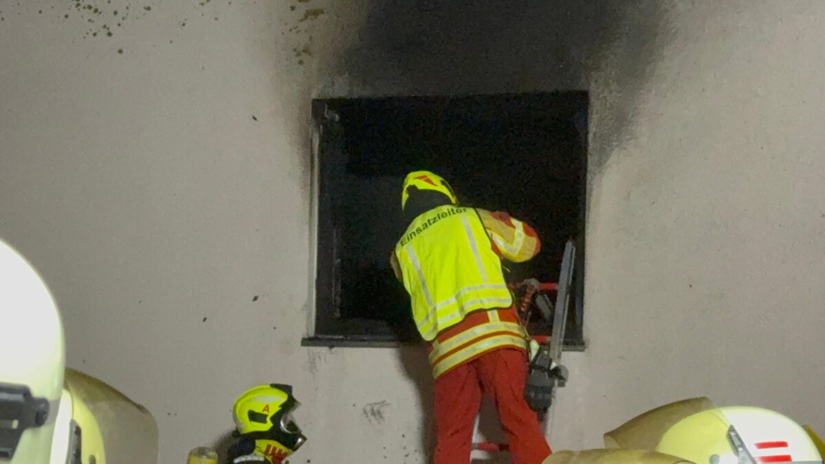 Brand in Rietheim-Weilheim. Foto: Blaulichtreport Rottweil