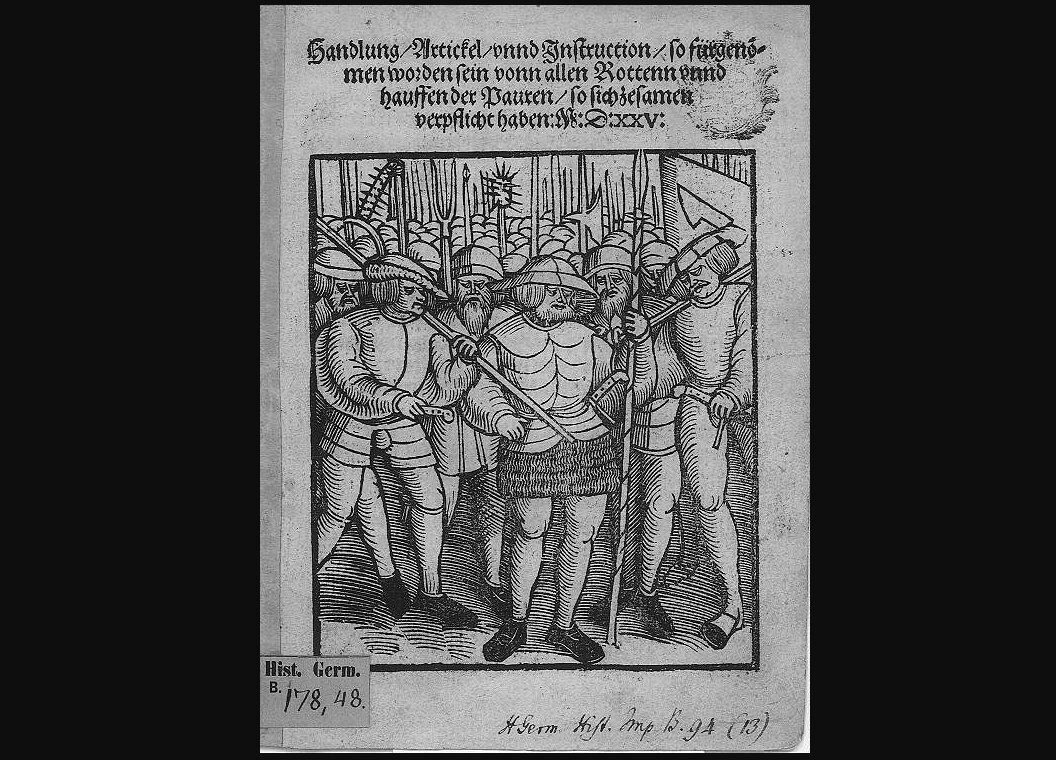 Die "Zwölf Artikel" in einer historischen Druckschrift. Aus: Wikipedia
