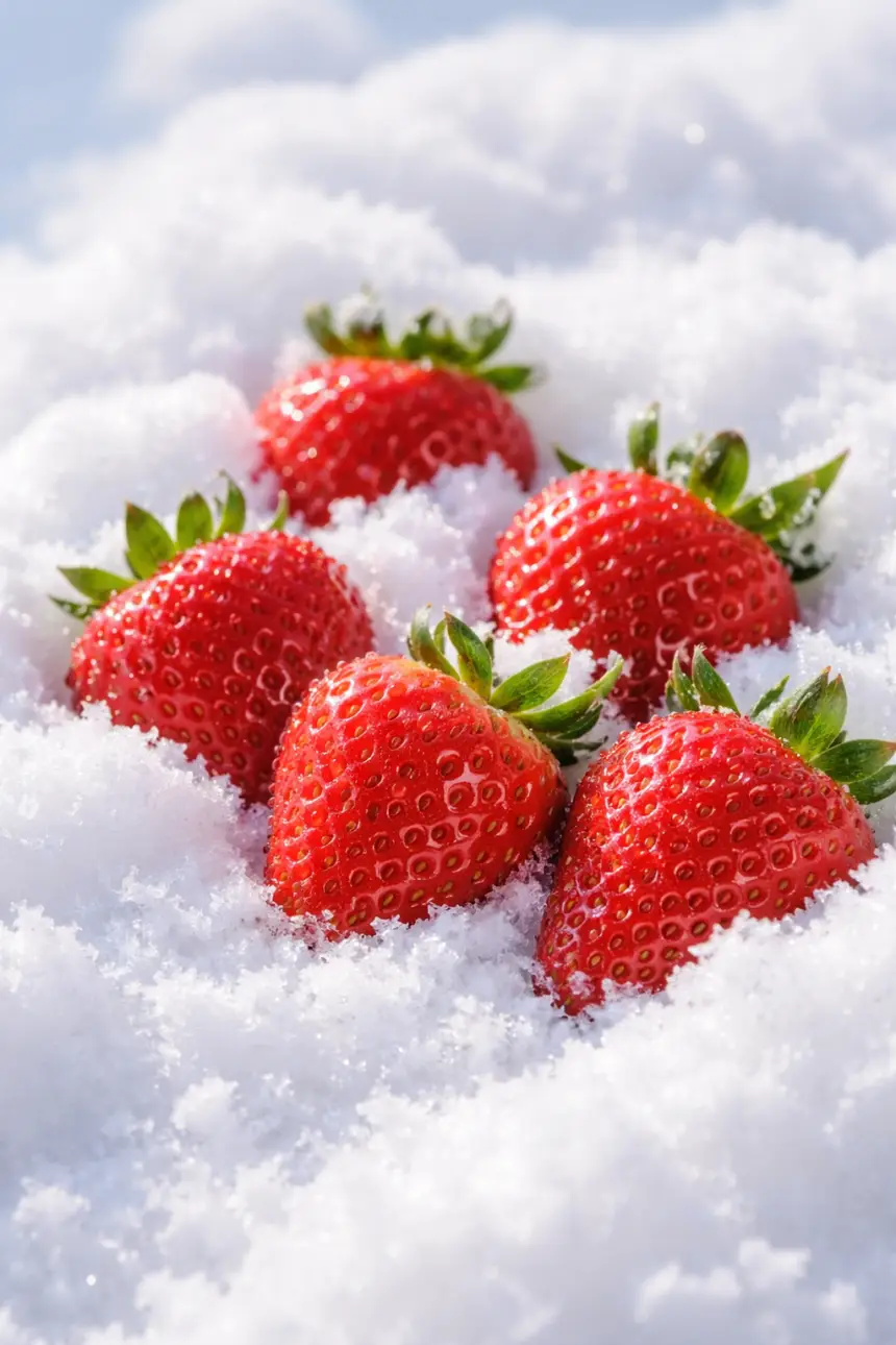 Erdbeeren im Dezember? Muss nicht sein. Symbolbild: KI-generiert