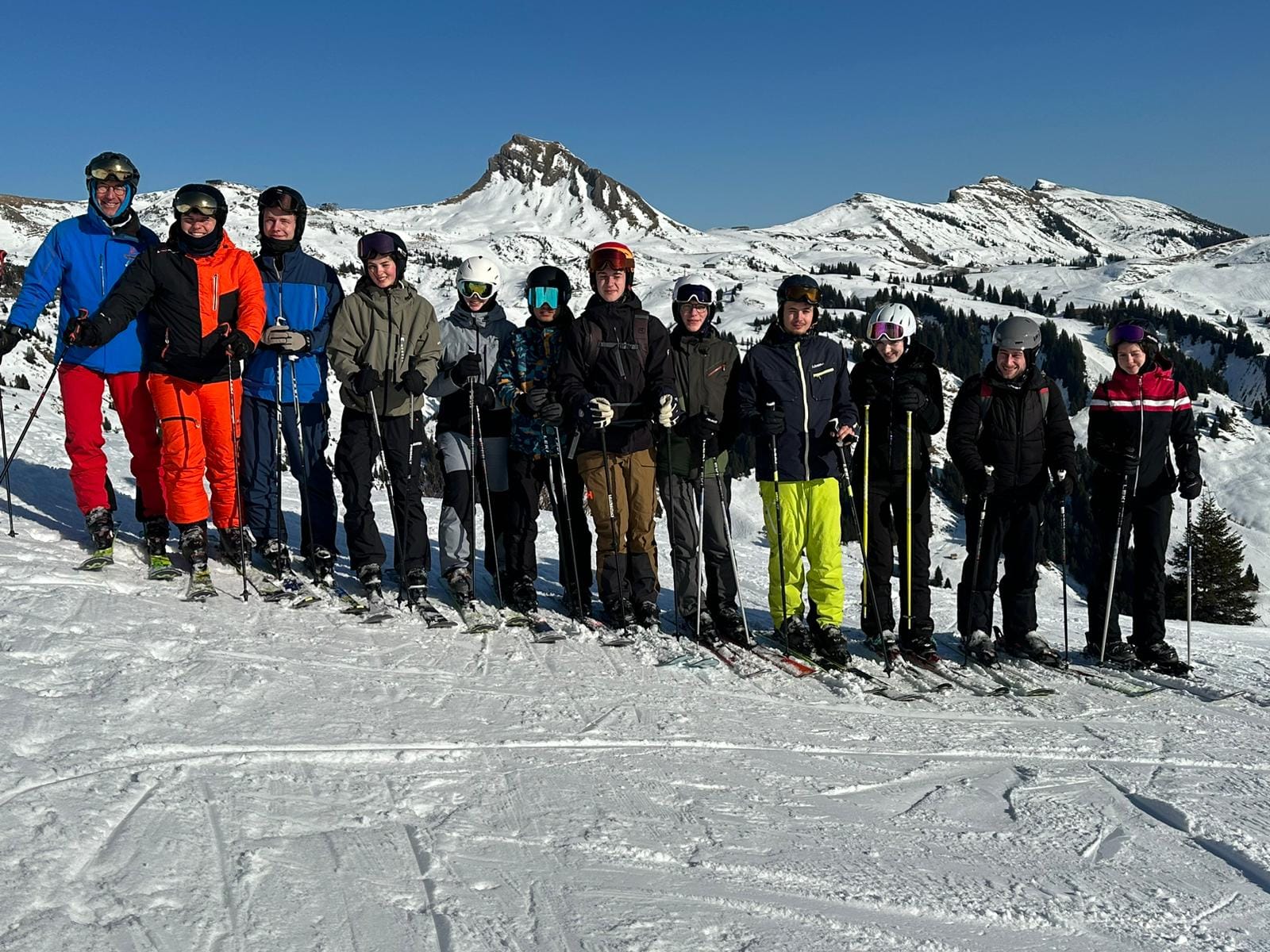 Bei idealen Bedingungen bot die Skifreizeit des LSV Schwarzwald Spaß für alle Teilnehmer.
Foto: Sibylle Krauss