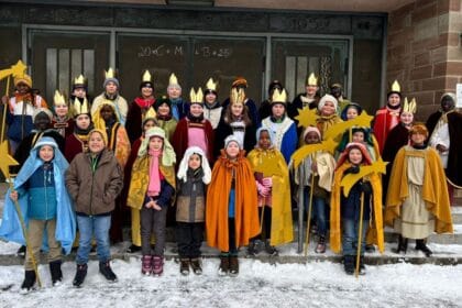 Die Sternsinger waren in Göllsdorf unterwegs. Foto: Annette Neugebauer