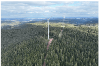 Der Windpark Falkenhöhe bekommt nun die vierte Anlage. Foto: RES
