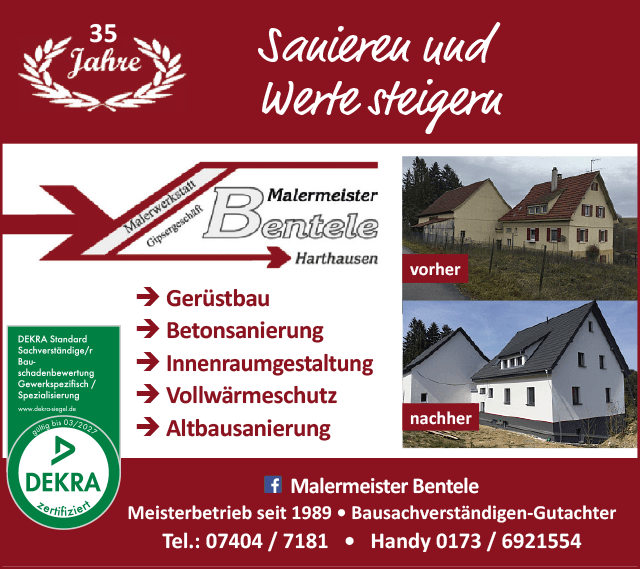 Handwerker gesucht
