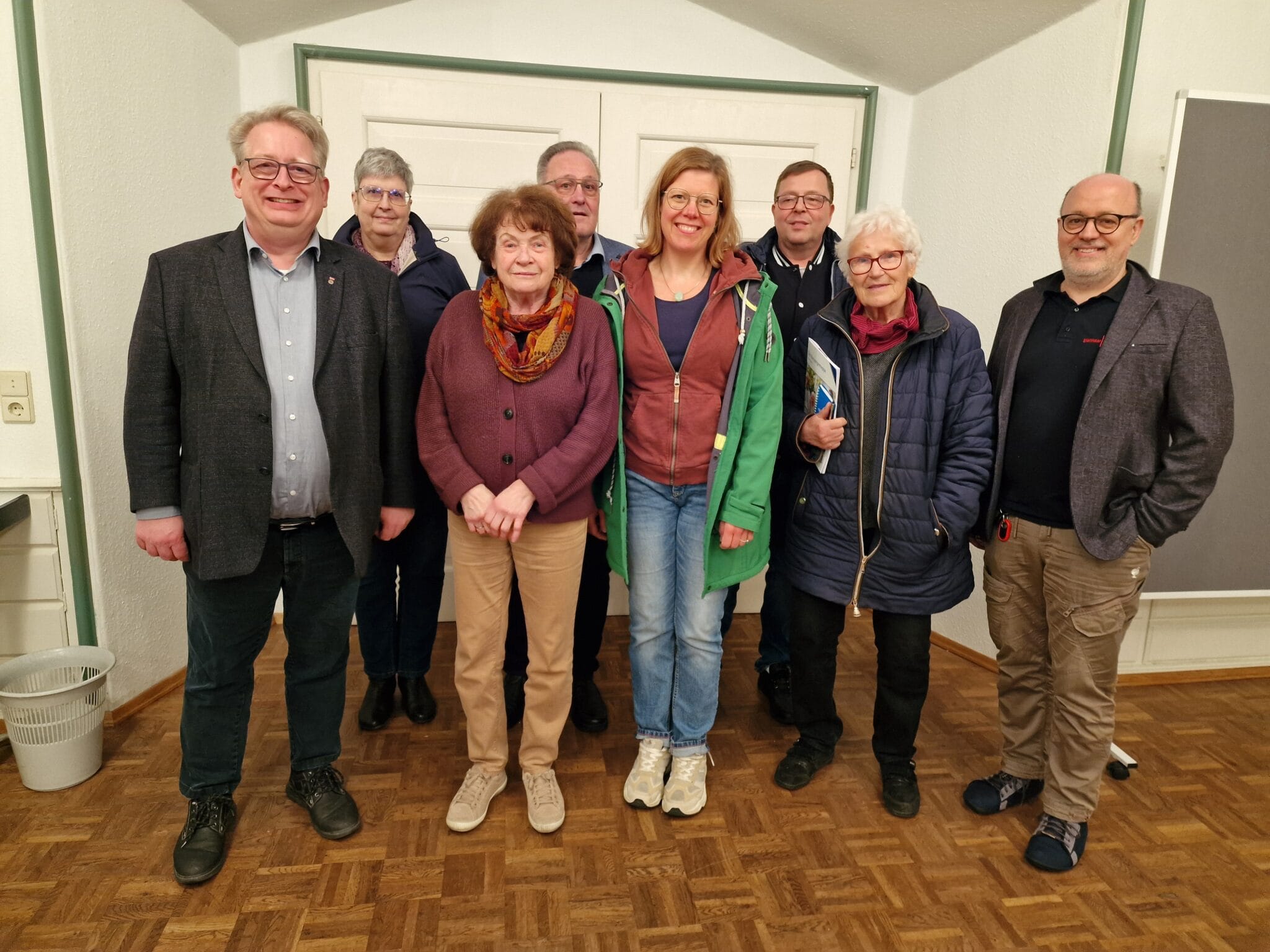Das Vorstandsteam des Stadtverbands Soziales Schramberg: Mirko Witkowski, Martina Brüstle, Elke Ringl-Klank, Johann Weing, Nicole Fischer, Thomas Haas, Elisabeth Spöttle und Claudio di Simio. Foto: Sarah Hujer, pm