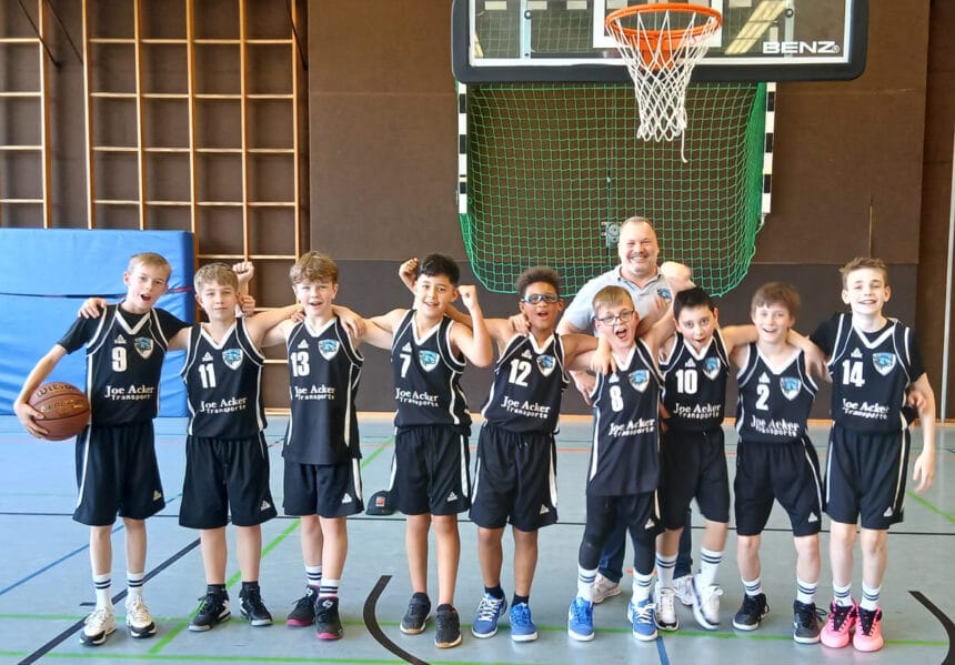 Das U12-Team der Young Werewolves in Villingen. Foto: pm