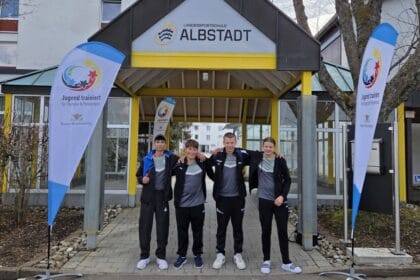 Für die GWRS Zimmern spielten Ines Ernst, Elias Ernst, Samuel Jandaghi und Luca Kappes. Foto: GWRS