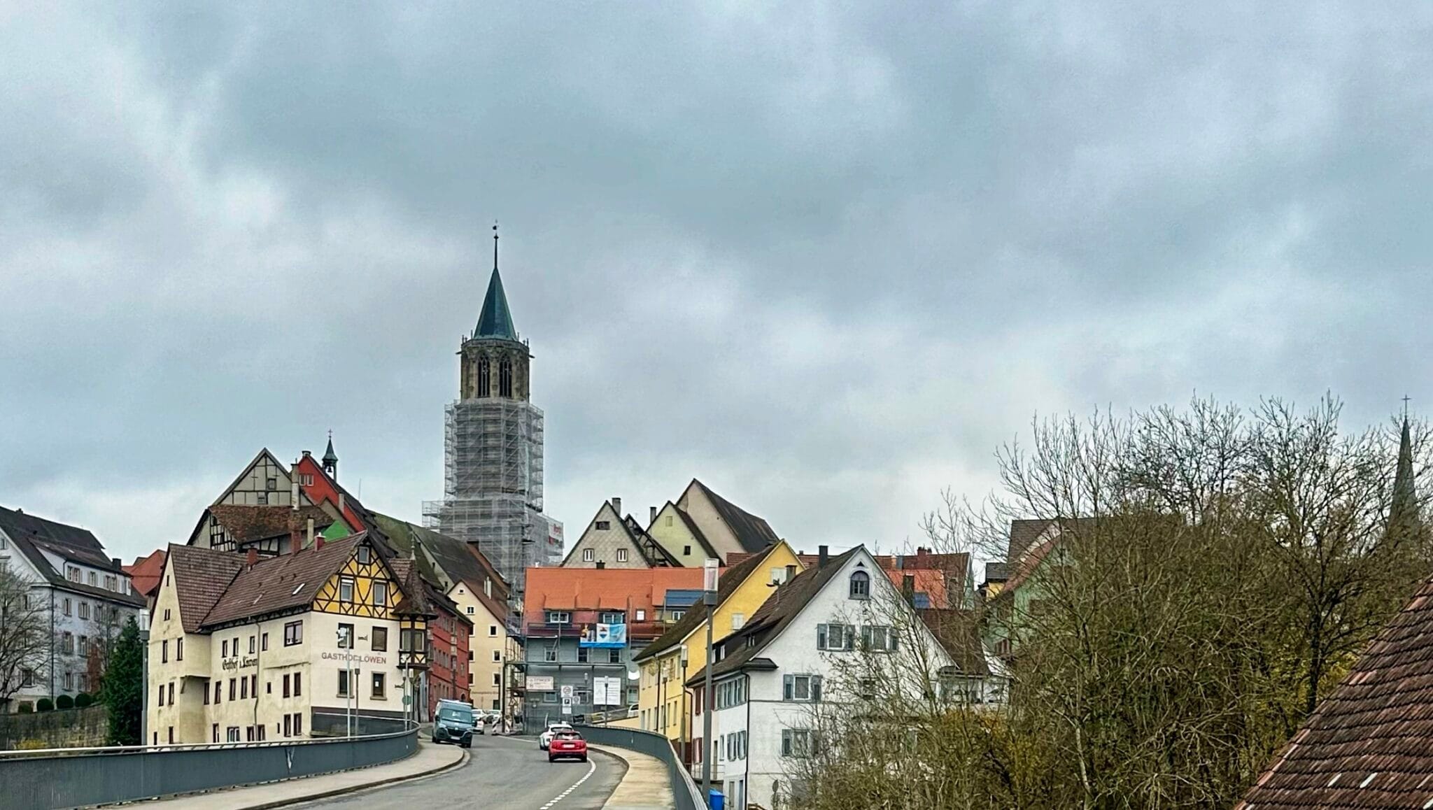 Regenwolken über Rottweil. Foto: gg