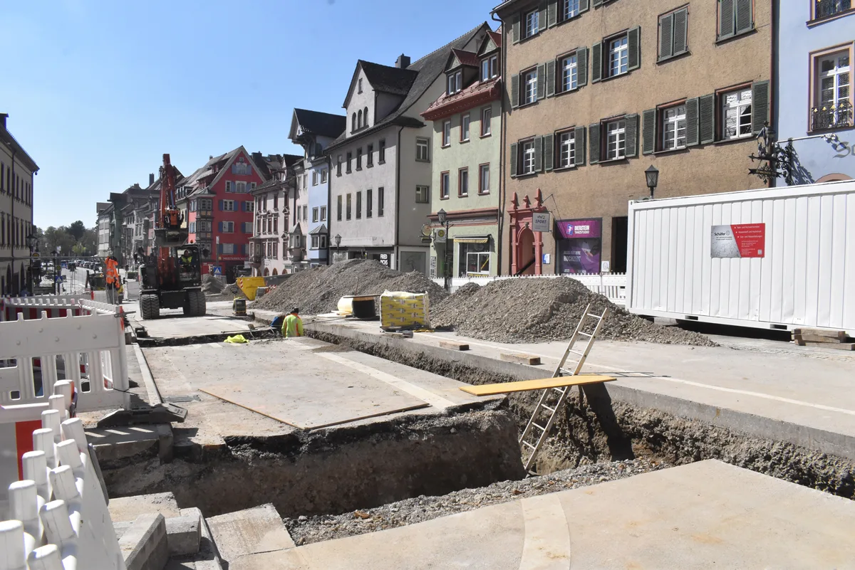 Im Umbau: der Rottweiler Friedrichsplatz.  Foto: wede