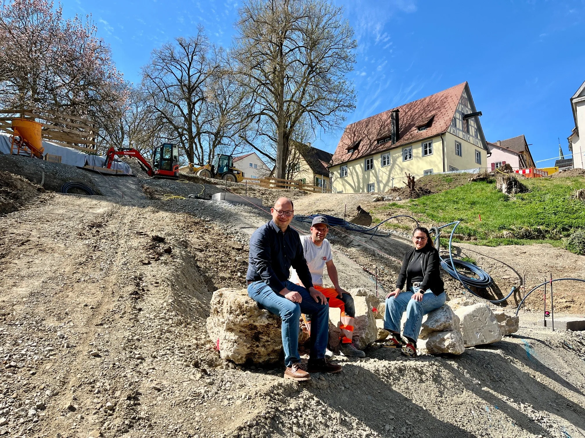 Blick ins künftige Kerngelände der Landesgartenschau Rottweil im Neckartal
