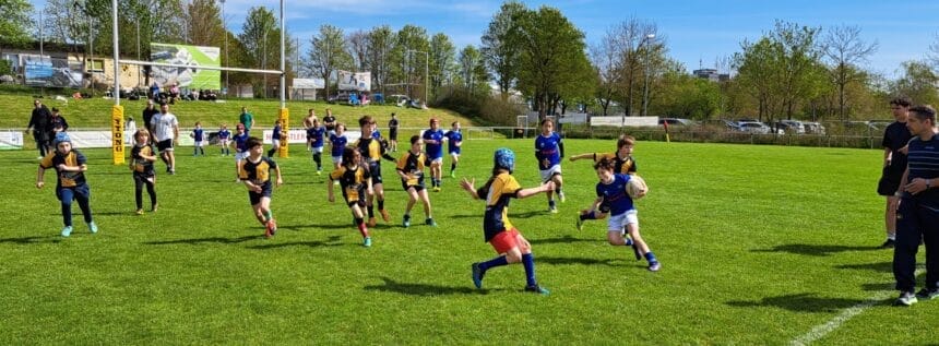 Eine U10-Spielszene. Foto: RCR, pm