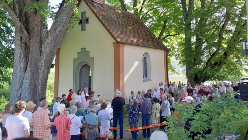 Pfingstmontagsgottesdienst auf Maria Hochheim. Foto: Török