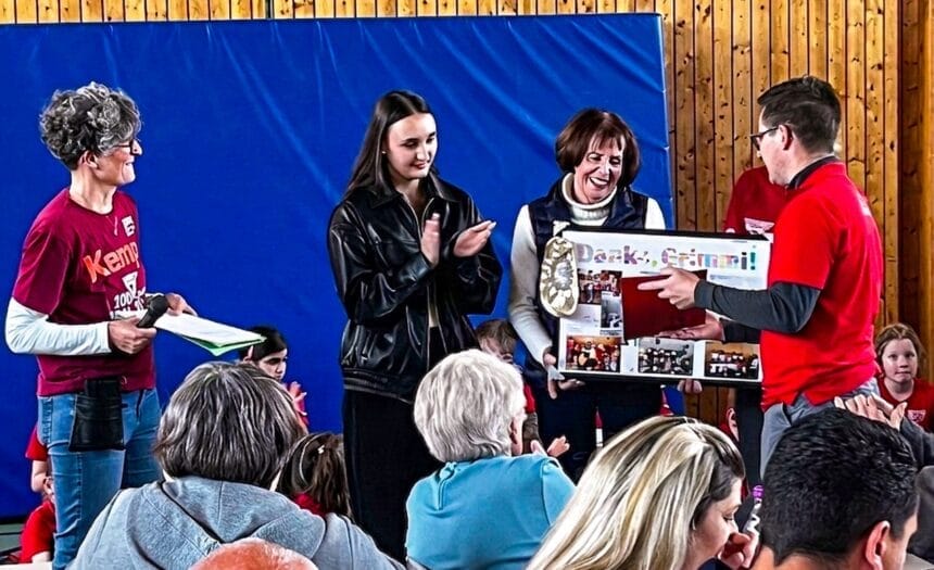 Verabschiedung von Margarete Grimm (Bildmitte). Foto: Udo Klaussner