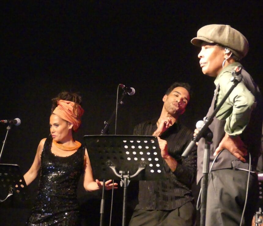 Marla Glen und Band beim Jazzfest Rottweil. Foto: Johannes Dürr