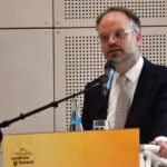 Landrat Keckeisen bei seiner Vereidigung. Archiv-Foto: wede