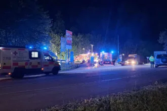 Die Einsatzstelle bei Schiltach. Foto: Blaulichtreport Rottweil