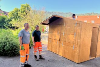 bauhof aufbau veranstaltungshütte 23.06.2026