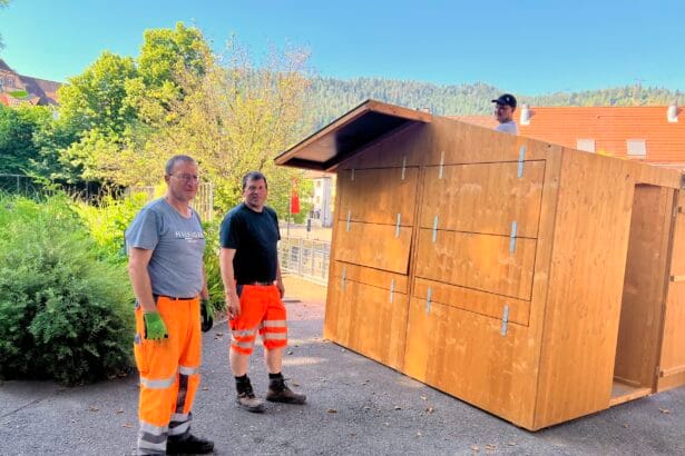 bauhof aufbau veranstaltungshütte 23.06.2026