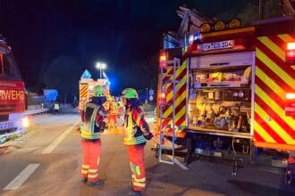 Die Einsatzstelle bei Schiltach. Foto: Blaulichtreport Rottweil