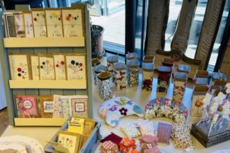 Im Media Office gab es einen Kreativprodukteverkauf. Fotos: bruderhausDiakonie