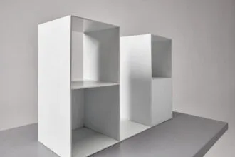 sol lewitt 2 2 two two part pieces using a cube with opposite sides removed, 1968, foto visual artwork