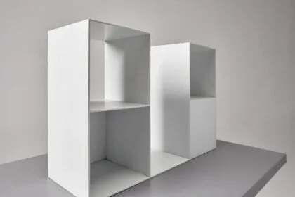 sol lewitt 2 2 two two part pieces using a cube with opposite sides removed, 1968, foto visual artwork