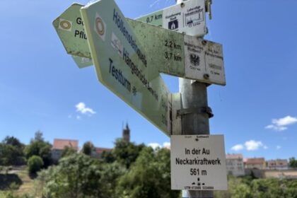 Au-tarke Stadt: Kunstmühle und Gasfabrik am Neckar produzierten Strom und Gas.Der Rottweiler Energiebedarf vor hundert Jahren wurde von der Au gedeckt. Foto: J. Mehl