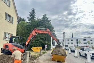 baustelle nägelesgraben oberndorferstraße