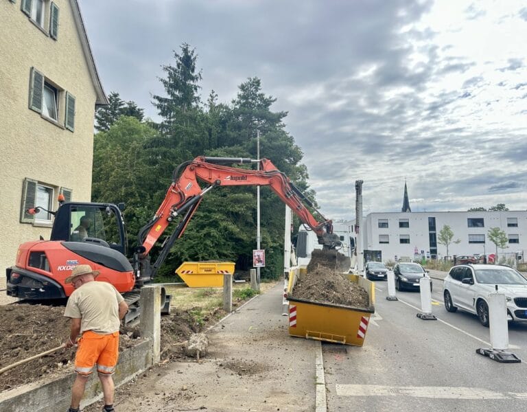 baustelle nägelesgraben oberndorferstraße