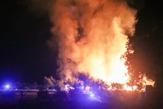 scheune im vollbrand foto berthold hildebrand