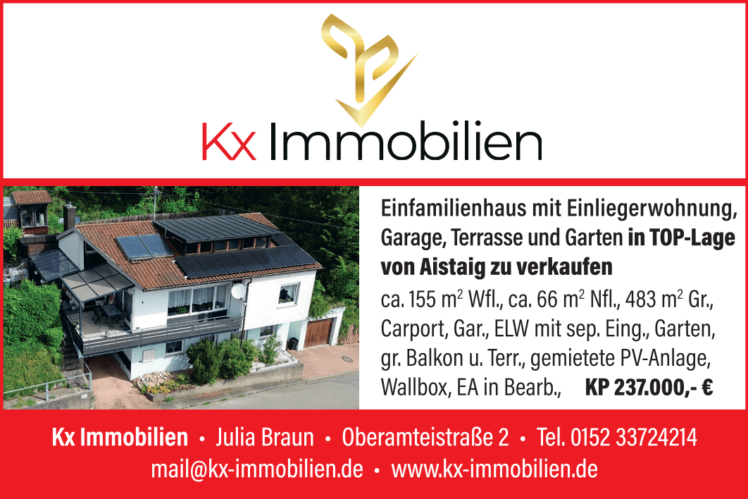kx immo 90x50mm