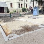 musikpavillon kiosk und toilettenbereich