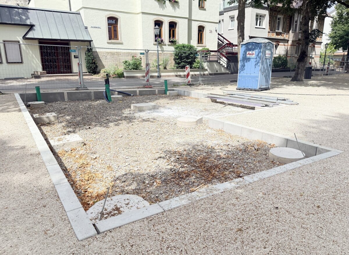 musikpavillon kiosk und toilettenbereich