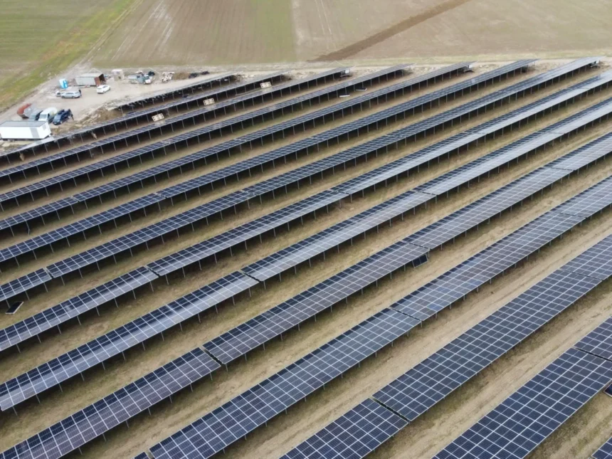 solarpark trichtingen luftbild