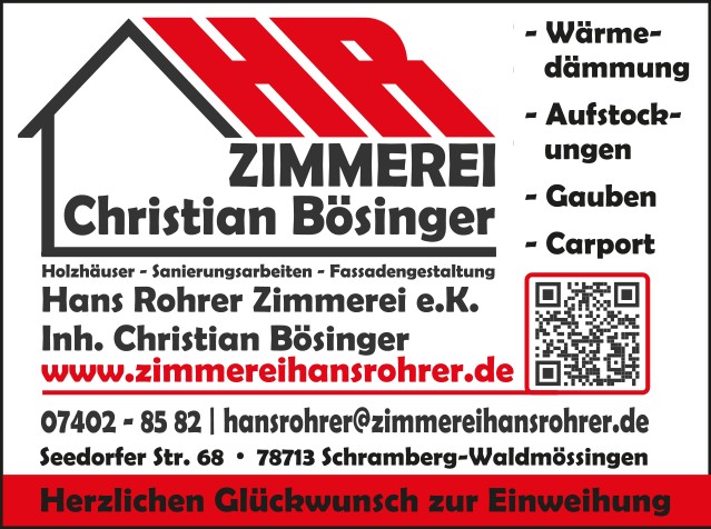zimmerei rohrer einw. feuerwehr 2sp67mm