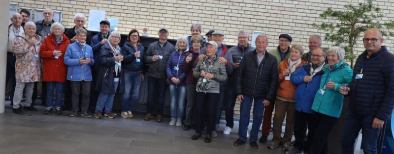Besichtigungstour samt Gesprächstermin des CDU-Ortsverbands Vöhringen-Wittershausen zur Aufbereitungsanlage der Bodenseewasserversorgung bei Sipplingen.