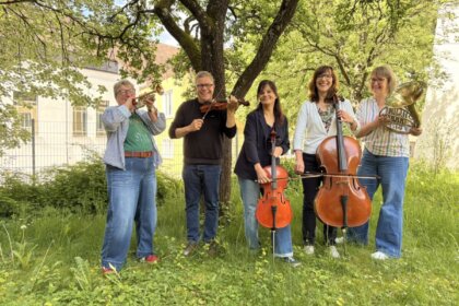 Ein Teil der Organisatoren der Reihe Dreiklang von links: Heidi Kuhring (Oberndorf), Marco Schaffert (Rottweil), Sabine Feuerbacher (Rottweil), Irmgard Schumacher (Landkreis Rottweil), Lysann Masic-Reppe (Dornhan)